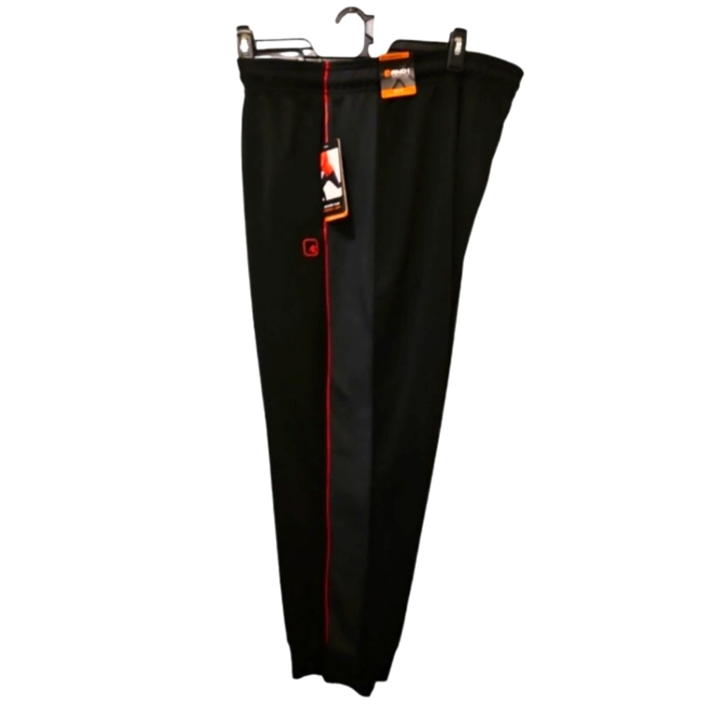 3XL Hooper Pants by And1 Slim Fit w/ Pockets Red & Black XXXL